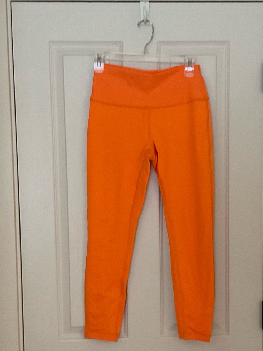 LuLuLemon High-Waist Orange Active Leggings